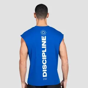 GymBeam Tílko Discipline Blue - S obraz