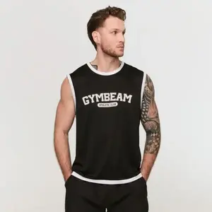 GymBeam Tílko Varsity Black - L obraz