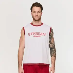 GymBeam Tílko Varsity White - M obraz
