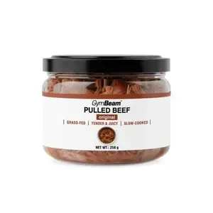GymBeam Trhané hovězí maso 250 g obraz
