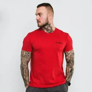 GymBeam Tričko Basic Cherry Red - M obraz