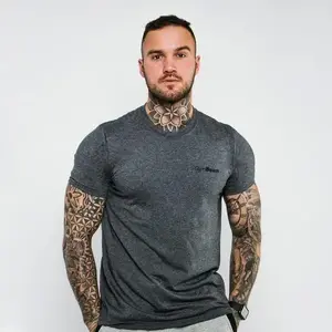 GymBeam Tričko Basic Dark Grey - L obraz