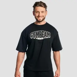 GymBeam Tričko Boxy Athletic Society Black - S obraz