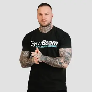 GymBeam Tričko Grow Black obraz