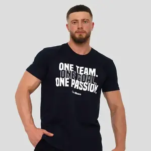 GymBeam Tričko One Team Navy - XXXL obraz