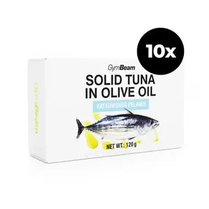 GymBeam Tuňák v olivovém oleji 10 x 120 g obraz