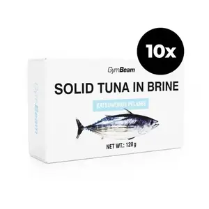GymBeam Tuňák ve vlastní šťávě 10 x 120 g obraz