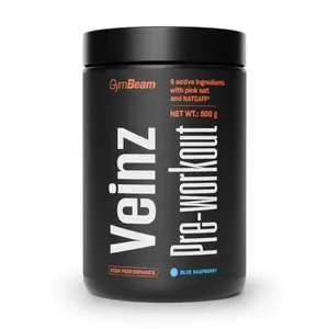 GymBeam Veinz Pre-workout 500 g - modrá malina obraz