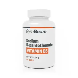 GymBeam Vitamin B5 (Pantothenát sodný) 90 kaps. obraz