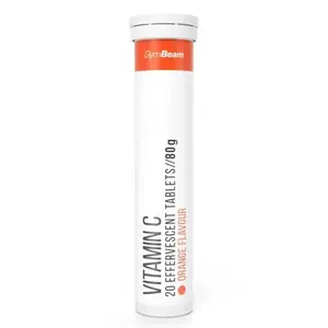 GymBeam Vitamín C 1000 mg - 20 tabs POUZE pomeranč (VÝPRODEJ) obraz