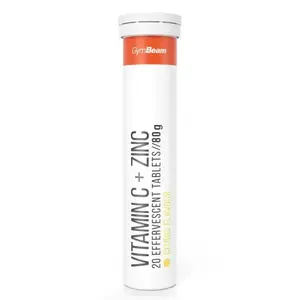 GymBeam Vitamin C + zinek šumivé 20 tab. - citrusové ovoce obraz
