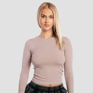 GymBeam Women‘s Aura Long Sleeve T-Shirt Roux - XL obraz