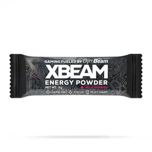 GymBeam XBEAM Energy Powder 9 g - jahoda kiwi obraz