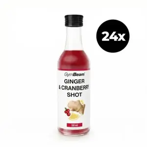 GymBeam Zázvorový shot s brusinkami 24 x 50 ml obraz