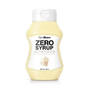 GymBeam ZERO SIRUP bílá čokoláda 350 ml obraz