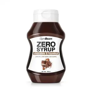 GymBeam ZERO SIRUP čokoláda a lískový oříšek 350 ml - lískový ořech čokoláda obraz