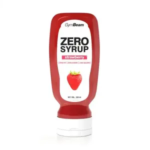 GymBeam ZERO SIRUP jahoda 320 ml obraz
