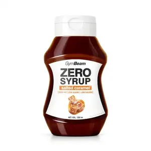 GymBeam ZERO SIRUP slaný karamel 350 ml obraz
