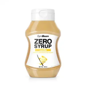 GymBeam ZERO SIRUP vanilka 350 ml - vanilka obraz