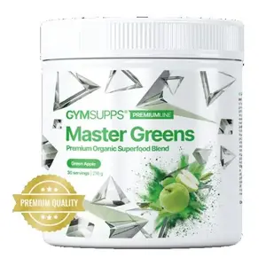 GymSupps Master Greens 216g - Zelené jablko obraz