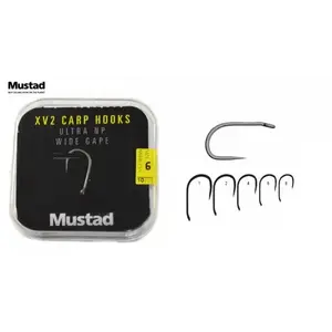 Háček Mustad XV2 Wide Gap vel.2 / 10ks - BEZ PROTIHROTU! obraz