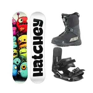 Hatchey Loony dětský snowboard + Hatchey Tactic Junior + Beany Avenger BS boty - 105 cm + Velikost: XS/S (EU 33-39) obraz