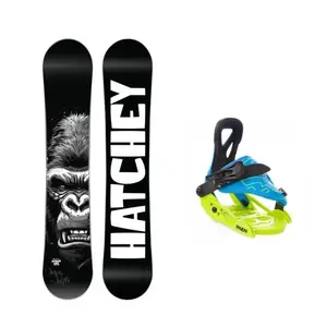 Hatchey Primal dětský snowboard + Raven s160 dětské snb vázání - 120 cm + vázání XXS (EU 27-30) obraz