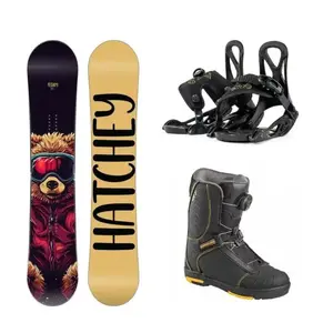 Hatchey Teddy dětský snowboard + Beany Kido vázání + Head 400 4D JR BOA dětské boty - 80 cm + XXS (EU 25-32) obraz