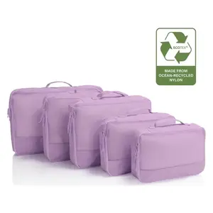 Heys Ecotex Lilac Blossom sada 5 cestovních organizérů obraz