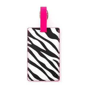 Heys Zebra černobílá jmenovka na kufr obraz