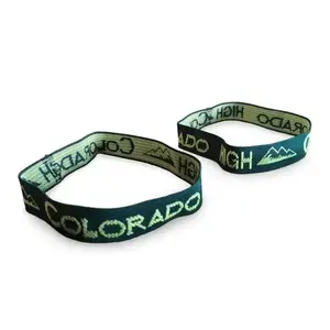 High Colorado Popruhy -gumičky na karimatku set 2ks - žlutá/zelená obraz
