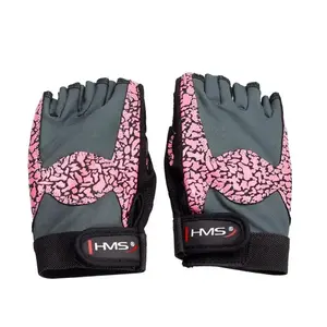 HMS Fitness rukavice RŮŽOVÉ RST03 - S obraz