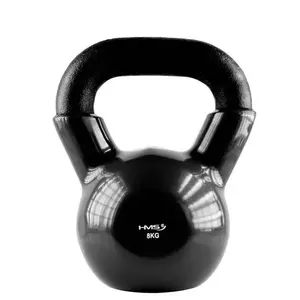 HMS Kettlebell pokrytý vinylem KNV08 8 kg, černý obraz