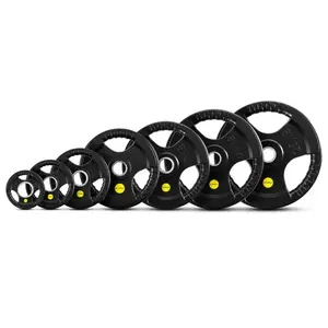 HMS TOK02 Pro černý 2, 5 kg olympijský pogumovaný kotouč obraz