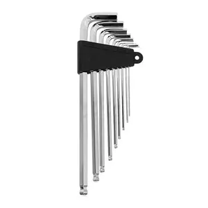 Hobby sada imbusových klíčů hex 1, 5 - 10 mm s plastovým držákem obraz