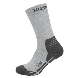 Husky All Wool sv. šedé ponožky - XL (45-48) obraz