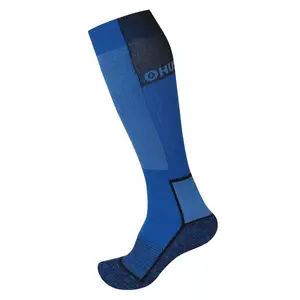 Husky Podkolenky Snow-ski modrá/černá - L (41-44) obraz