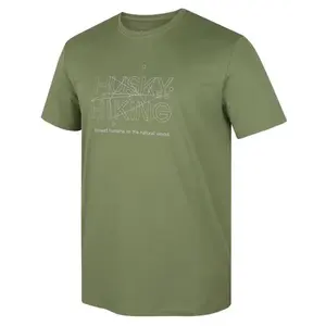 Husky Tant M green - S obraz