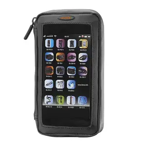 Ibera IB-PB23 černé pouzdro na řídítka s peněženkou pro smartphony 5, 0-5, 8"+Q5 obraz
