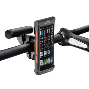 Ibera Q6 černý s oranžovými detaily držák pro pouzdro na smartphone obraz