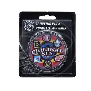 InGlasCo Fanouškovský puk NHL All Original 6 Teams Blister(1ks) obraz