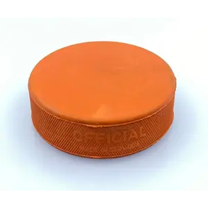 InGlasCo Hokejový puk oranžový těžký tréninkový - oranžová obraz
