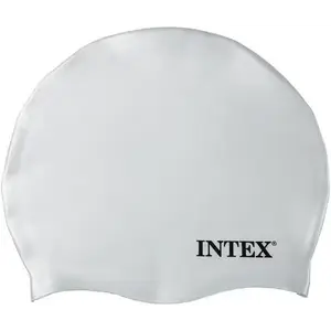 Intex Koupací čepice silicone caps 55992 - bílá obraz