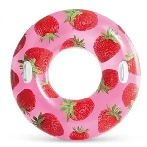 Intex Nafukovací kruh 56261 TROPICAL FRUIT 107 cm - červená obraz