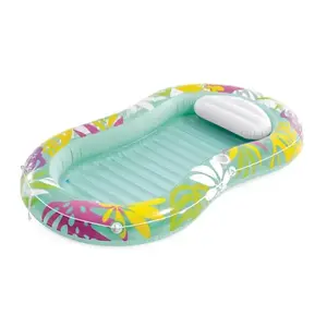Intex Nafukovací lehátko 57803 TROPICAL OASIS LOUNGER 206x122 cm - světle zelená obraz