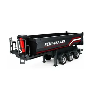 IQ models 1: 18 černý RC sklápěcí návěs s korbou k tahači Scania 770 obraz