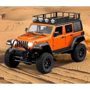IQ models JEEP Rubicon 4x4 oranžové RC auto s osvětlením obraz