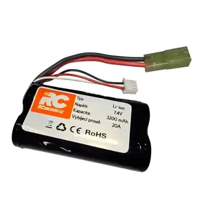 IQ models Li-Po 7, 4V 3200 mAh malá Tamiya akumulátor pro RC člun FT-09 a RAPID obraz