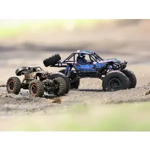 IQ models MZ-Climb 1/14 a XXL, oranžová a modrá sada dvou RC terénních aut obraz