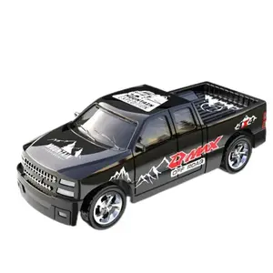 IQ models Pickup 1/64 černý RC model auta na vysílačku obraz